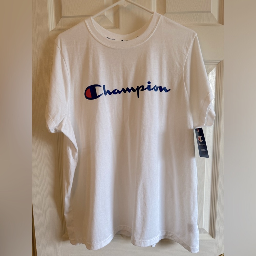 White Champion T-Shirt Size 2X